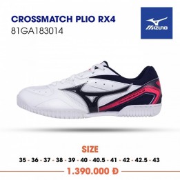 Giày bóng bàn Mizuno Crossmatch Plio RX 4 trắng 2021